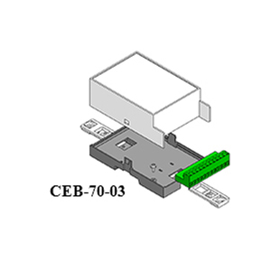 กล่องควบคุม CEB-70พลาสติกอุตสาหกรรมกล่อง ABS วัสดุ ABS ขนาดกะทัดรัดใช้งานกลางแจ้ง - Product Image 5
