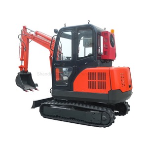 Mini pelle 3-6 tonnes construction pelle sur chenilles Doosan moteur Kyb cylindre hydraulique Atlas faire Laidong moteur pompe boîte de vitesses - Product Image 4