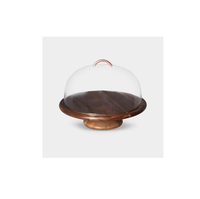 Premium Maison & Décoration Personnalisé rond Gâteau Stand Plateau Bois Gâteau Plateau Outils Direct Usine Grossiste