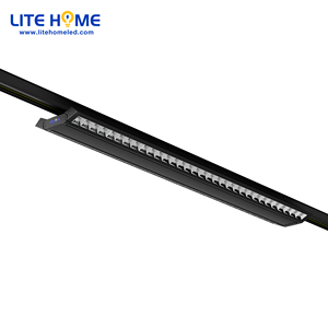 Barre lumineuse LED linéaire UGR<13 à économie d'énergie, 4 fils, 3 phases, 150 lumens par watt, éclairage sur rail LED pour étagère - Product Image 4