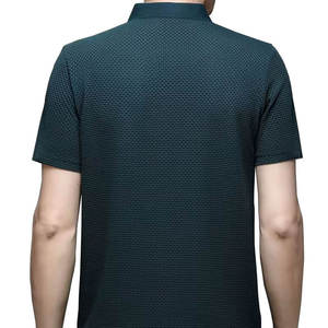 Camiseta de Polo de manga corta con estilo para hombre, tela de algodón transpirable, diseño moderno, ropa de verano de tacto suave, Polo sólido a la moda - Product Image 5