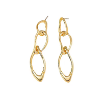 XXX-YYY or couleur exagérer boucles d'oreilles femmes tendance mode personnalité bijoux cadeaux de fête exquis simplicité accessoires