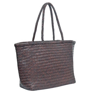 Sac fourre-tout en cuir naturel pour femmes, véritable, tissé à la main, léger, pour une utilisation en extérieur, élégant, décontracté, sac à main en cuir pour femmes - Product Image 2