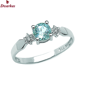 Vente en gros d'usine OEM ODM, bague en argent sterling 925 avec topaze bleue, certifiée par un tiers, bagues de fiançailles vintage - Product Image 6