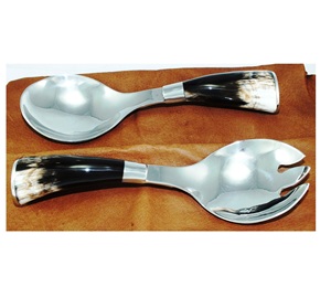 Juego de 2 Servidores de Ensalada Hechos en India, Minimax, Ecológicos, Aptos para Lavavajillas, Recubiertos de Resina, Modernos, de 11 Pulgadas, para Cocina - Product Image 5