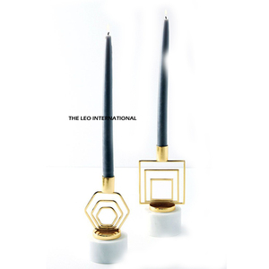 Éclairage Décoration Dernier Aluminium Métal Brillant Fini Fantaisie Forme de Coeur Mini Taille Usage Domestique Béton Unique Bougie Pot - Product Image 6