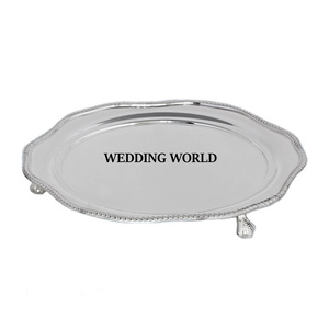 Plateau à chocolat en acier design Plateau à chocolat fantaisie fait main nickelé Plateau à chocolat de luxe le plus vendu - Product Image 6