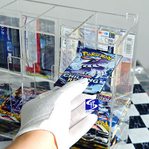 SYP <span class=keywords><strong>Vente</strong></span> chaude Distributeur de <span class=keywords><strong>cartes</strong></span> en acrylique transparent pour les boosters Pokémon Écarlate et Violet Stellar Crown, 6 emplacements - Product Image 4