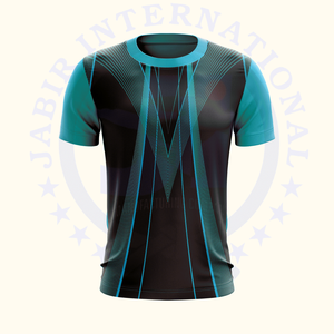 เสื้อยืดผู้ชายทรงหลวมใส่สบายตามสั่งผ้าฝ้ายถัก100% คอลูกเรือพิมพ์ซับลิเมชันไหล่ตกแบบพิมพ์แนวสตรีท - Product Image 1