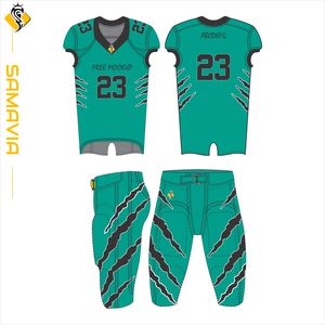 Juego de uniformes de fútbol americano impreso por sublimación para uso en equipos y clubes OEM disponible - Product Image 3