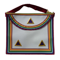 Tablier en satin personnalisé écologique de luxe avec broderie, pompons argentés et ceinture ajustable, ensemble de collation