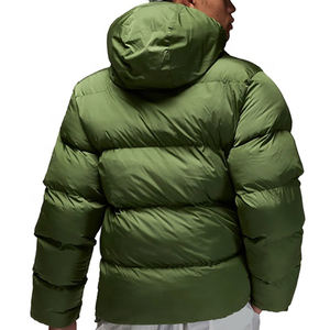 เสื้อกันหนาวขนเป็ดมีฮู้ดสำหรับผู้ชาย, เสื้อโค้ทขนเป็ดหนาอบอุ่นมีปกคอตั้งสำหรับฤดูหนาว - Product Image 2