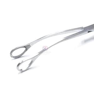 Pinzas Curvas para Óvulos con Logotipo Personalizado, Acero Inoxidable de Grado Médico, 13 Pulgadas, Instrumentos Obstétricos, Certificación CE, Precio de Fábrica, OEM - Product Image 4