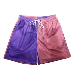 กางเกงขาสั้นตาข่ายสำหรับเล่นยิมของผู้ชาย2022ระบายอากาศได้สไตล์ยอดนิยมพิมพ์ซับลิเมชันมาใหม่ขายดี - Product Image 6