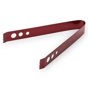 ที่คีบน้ำแข็งคลิปสแตนเลสชุบสีเงินเกรดอาหารทำจากโลหะสำหรับบาร์เทนเดอร์ - Product Image 2