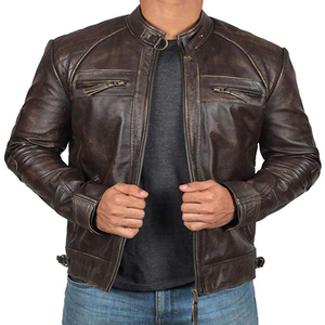 Chaqueta de Cuero para Hombre 2026, Transpirable e Impermeable, Tallas Grandes, con Logotipo Exclusivo, Precio Inmejorable, Venta al Por Mayor Disponible - Product Image 1