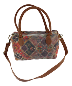 Promotion en gros Style bohème femmes tissé coton Kelim imprimé sac à bandoulière fabriqués à la main fermeture à glissière usine directe - Product Image 3