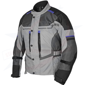 Vente en gros Cordura Racing Biker Veste d'équitation Textile Moto Veste CE Standard Armure Imperméable Tous Temps Coupe-Vent Imprimé - Product Image 6