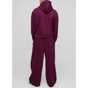 Wholesale Sweatpants Men's Track Pants Cotton <b>Fleece</b> Jogger Blank Baggy Flare Sweatpants <b>Trousers</b> - Product Image 2