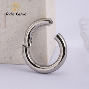 Vách ngăn mũi Clicker Nhẫn cơ bản ban đầu <span class=keywords><strong>piercing</strong></span> Titan Hoop Bông tai Helix thép không gỉ cơ thể <span class=keywords><strong>piercing</strong></span> đồ trang sức - Product Image 5