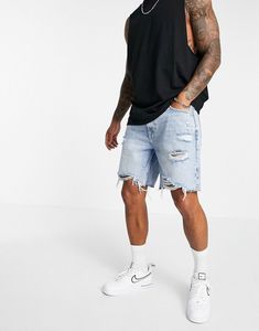 Pantalones cortos de mezclilla para hombre para apariencia informal para festivales Las mejores formas de estilizar para Otoño e Invierno 2024 - Product Image 5