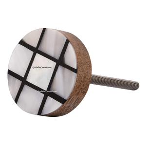 Nouvelle arrivée 2025 boutons d'armoire en incrustation de nacre de qualité supérieure faits à la main - Product Image 1