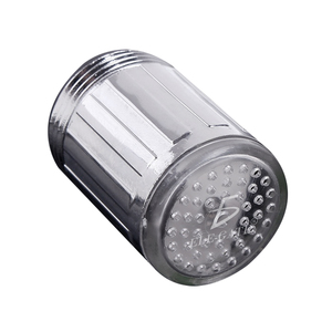 Rubinetto Intelligente con Controllo della Temperatura e Luce LED, Design Contemporaneo, Beccuccio in Plastica, Maniglia in Lega di Zinco Spazzolata, Adattatore Incluso - Product Image 1