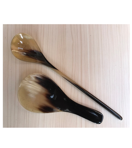 Élégant ensemble de serveurs à salade en corne pour la maison et les restaurants Accessoires de cuisine Gadgets de cuisine - Product Image 4