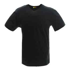 T-shirt personnalisé 80% coton pour hommes T-shirt régulier à col rond 100% coton pour hommes - Product Image 2