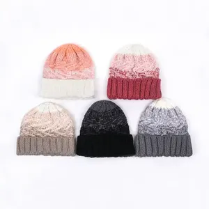 Minimalist Fashion <b>Beanies</b> Lightweight Warm Soft Knit Cap Urban <b>Streetwear</b> Unisex Modern Daily Headwear jacquard - Product Image 5
