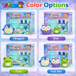 TOFOAM OEM Kit DIY de <span class=keywords><strong>Ganchillo</strong></span> para Llavero de Muñeca Pequeñ<span class=keywords><strong>a</strong></span> Estilo Animal Adorable, Ecológico y de Gran Venta, con Diseños de Pasos por Pasos - Product Image 5