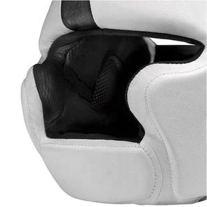 Casque de boxe en cuir PU personnalisable et confortable, protège-tête MMA avec protection confortable pour l'entraînement professionnel - Product Image 6