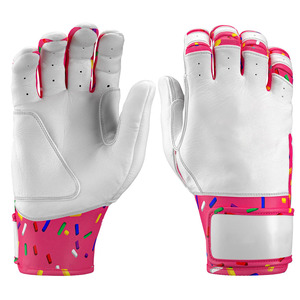 맞춤형 카베타 가죽 야구 소프트볼 배팅 장갑 프리미엄 품질 통기성 후크 루프 클로저 오른손잡이 성인 맞춤형 - Product Image 6