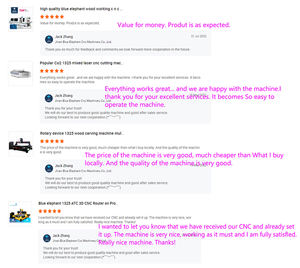 Scie à pont en pierre Blue Elephant CNC 3220, machine à découper les carreaux de marbre à 45 degrés pour la fabrication de pierres tombales - Product Image 6