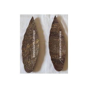 Decoración para Hoteles y Restaurantes, Porta Incienso de Piedra Jabonosa en Forma de Hoja, Venta al por Mayor, Natural, Moderno y de Alta Calidad, Hecho a Mano - Product Image 1