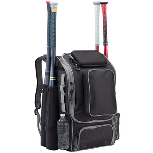 Portable Outdoor <b>Wheeled</b> Gear Catchers for Baseball & Softball Custom Front Logo Customizable Color Design Travel Baseball <b>Bag</b> - Product Image 5