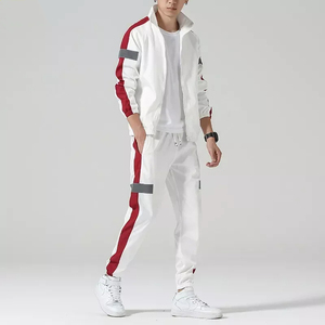 2025 Autumn Spring Tracksuit Sweatshirt SweatPants Trousers For Men Set Two Piece Running Sport <b>Clothes</b> - Product Image 4