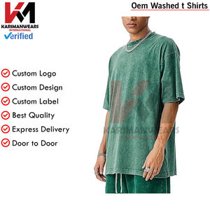 Camisetas de algodón de gran tamaño para hombre, camisetas holgadas de verano Vintage lavadas, camisetas informales de manga corta para gimnasio, camisetas transpirables para todo el día - Product Image 3