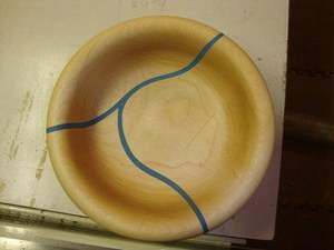 Réponse rapide directement de l'usine prix résine bois plat assiette riz et bol à salade matériel de haute qualité pour mariage de noël - Product Image 4