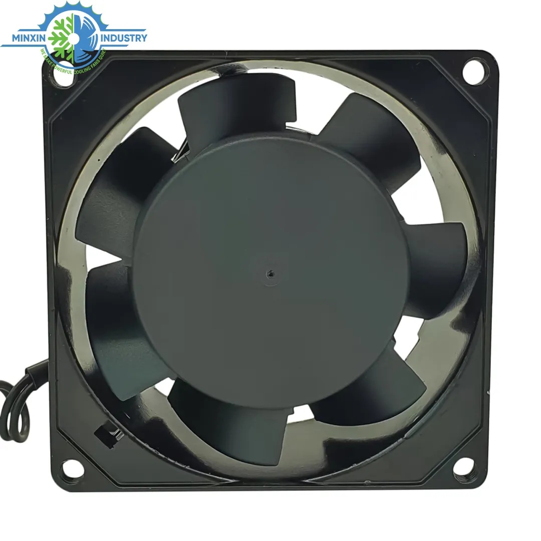 8038A ventilateur à flux Axial 80mm ventilateur de refroidissement AC 80x80x38mm 220V moteur AC Ventilation industrielle carrée ventilateur de refroidissement à flux Axial