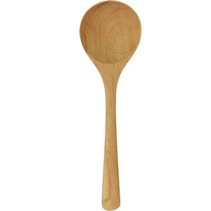 Wooden Kitchen Long-Handle Bamboo Wooden Soup Spoon Classic Design Style for Home Use for <b>Honey</b> Coffee Small Logo Custom - Product Image 1