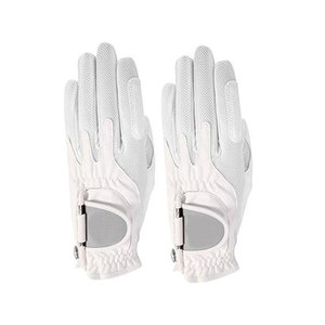 Gant de golf synthétique de compression pour dames, couleur blanche, confort pour gaucher et cuir véritable universel, peau de mouton - Product Image 5
