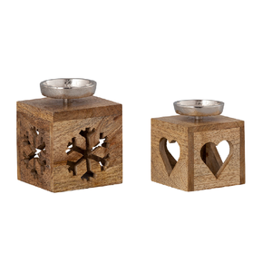 Senter Cut Work Design Metal hecho a mano forma rectangular portavelas personalizado para pareja cumpleaños Día de San Valentín hogar - Product Image 4