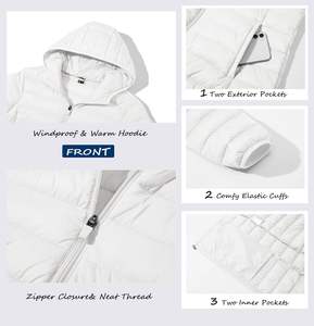 2025 Winter Plus Size Ladies <b>Puffer</b> <b>Jacket</b> Warm Hooded Breathable Reversible Windproof Slim Fit High Quality <b>Puffer</b> <b>Jacket</b> - Product Image 2