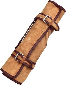 Ensemble de 8 couteaux de cuisine professionnels en acier Damas écologiques, en acier inoxydable, avec étui en cuir, taille personnalisée, meilleur prix - Product Image 4