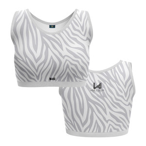 Soutien-gorge de yoga à soutien élevé pour femmes soutien-gorge de sport confortable respirant sans couture imprimé camouflage grande taille option droits payés - Product Image 3