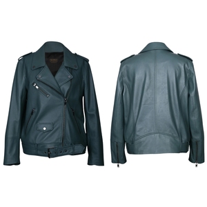 Women <b>Sheep</b> <b>Skin</b> Genuine Woolen Zipper Solid Eco-Friendly Premium Quality Custom Made Stylish Windproof Winter Motorcycle <b>Jacket</b> - Product Image 1