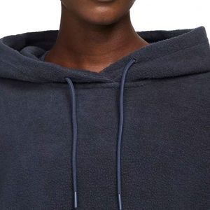 Sudaderas con capucha recortadas de mujer de punto frontal de color sólido con logotipo personalizado de fabricante pakistaní - Product Image 4