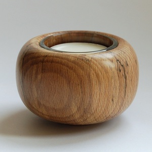 Portavelas de Madera Tradicional para Velas de Té, Decoración de Pascua para el Hogar, Estilo Rústico, Hecho a Mano, Resistente al Calor, para Mesa de Templo Sagrado - Product Image 4