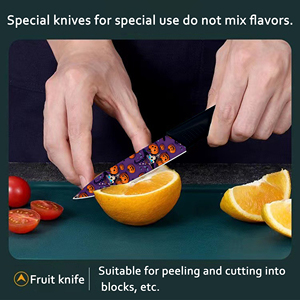 Juego de Cuchillos de Chef de 5 Piezas con Hoja de Cerámica y Mango de Plástico, Diseño Nuevo, Entrega Súper Rápida, Juego de Regalo Profesional, Precio de Fábrica - Product Image 6